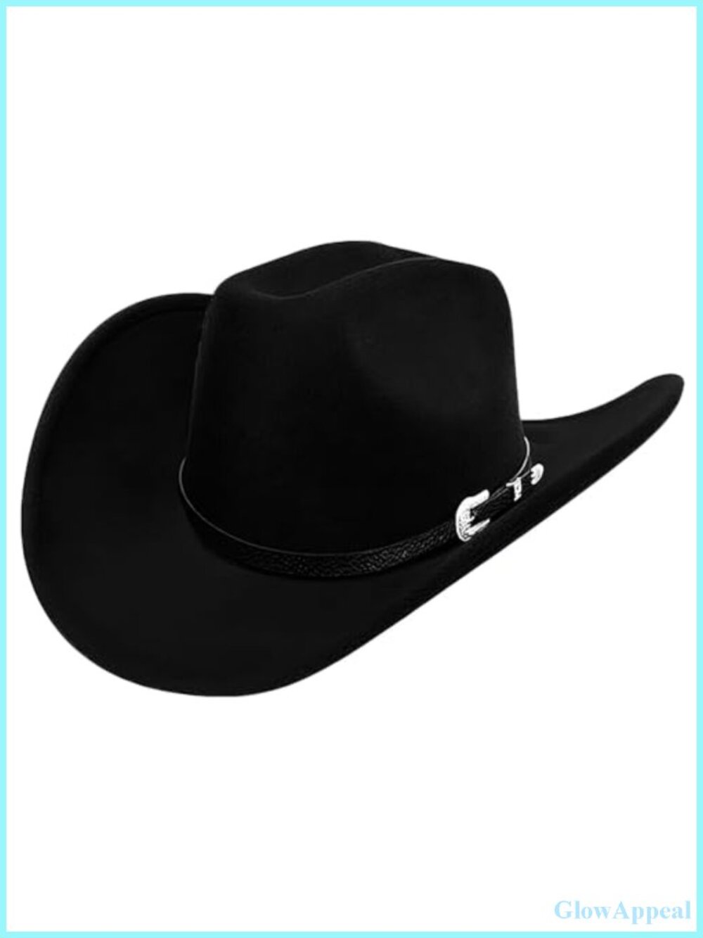 Vintage Western Cowboy Hat Men Cowgirl Denim Felt Adjustable